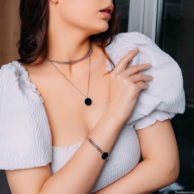 Колье Fiore Luna, Onyx